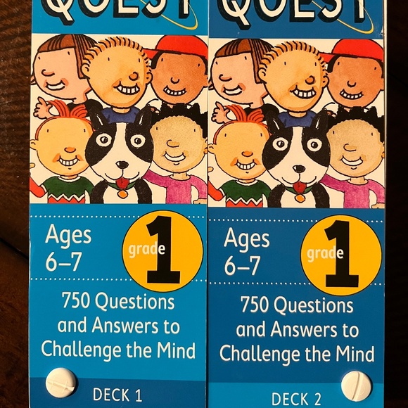 Brain Quest Q&A Cards & Brain Quest 1st Grade Reading Both 1st Grade - Picture 11 of 12